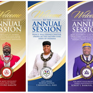 Annual Session Head of House Retractable Banner